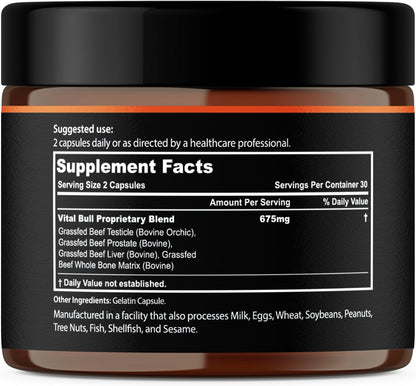MOVAN - VITAL BULL BEEF ORGAN SUPPLEMENT FOR MEN
