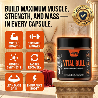 MOVAN - VITAL BULL BEEF ORGAN SUPPLEMENT FOR MEN