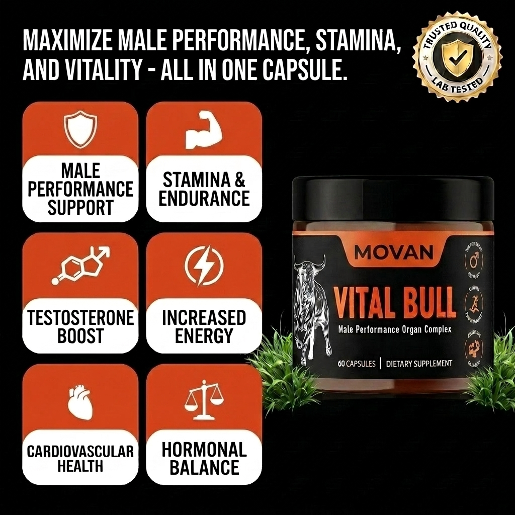 MOVAN - VITAL BULL BEEF ORGAN SUPPLEMENT FOR MEN