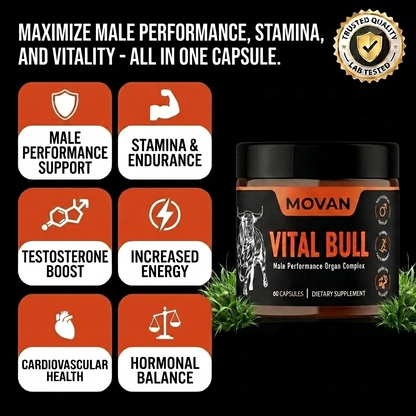 MOVAN - VITAL BULL BEEF ORGAN SUPPLEMENT FOR MEN
