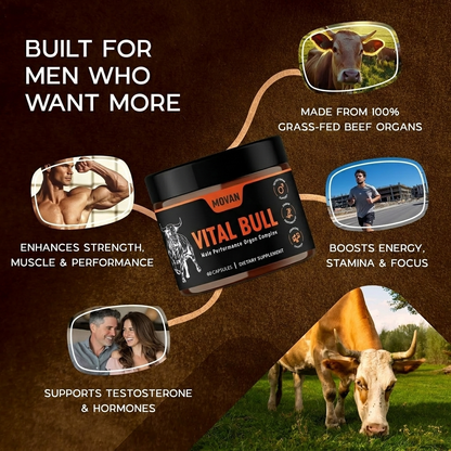 MOVAN - VITAL BULL BEEF ORGAN SUPPLEMENT FOR MEN