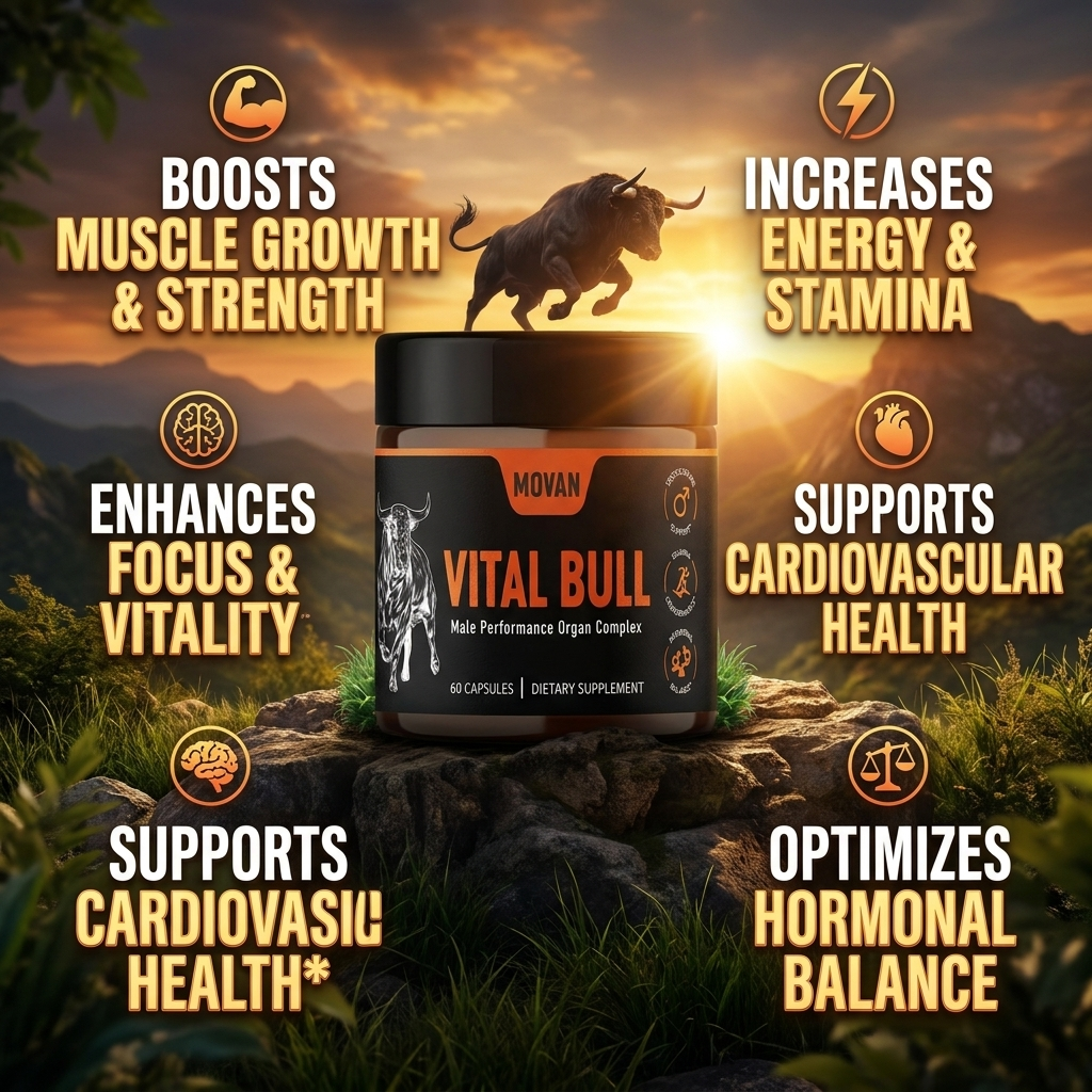 MOVAN - VITAL BULL BEEF ORGAN SUPPLEMENT FOR MEN