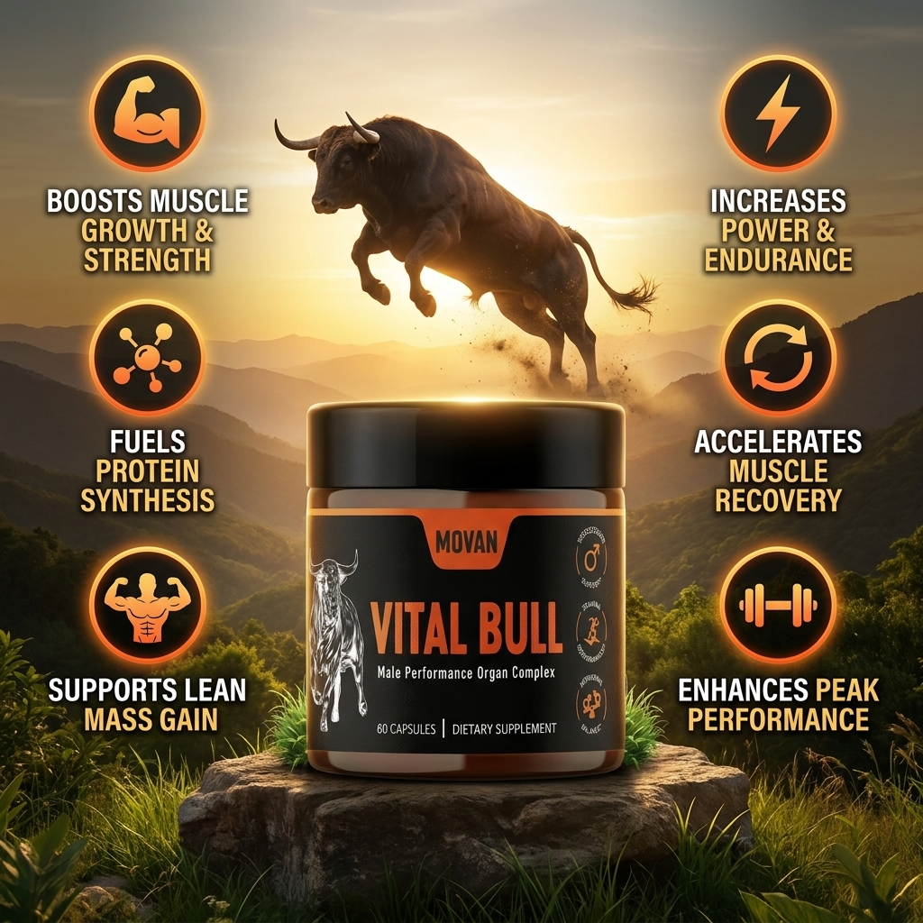 MOVAN - VITAL BULL BEEF ORGAN SUPPLEMENT FOR MEN