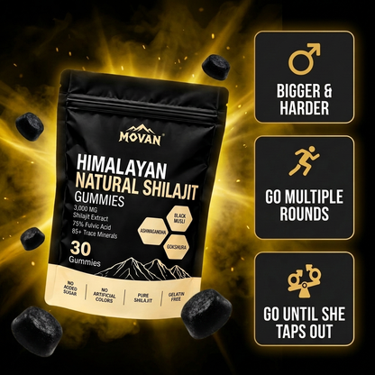 MOVAN Shilajit + Ashwagandha Advanced Men’s Formula